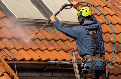 Démoussage et hydrofuge de toiture à Berthez